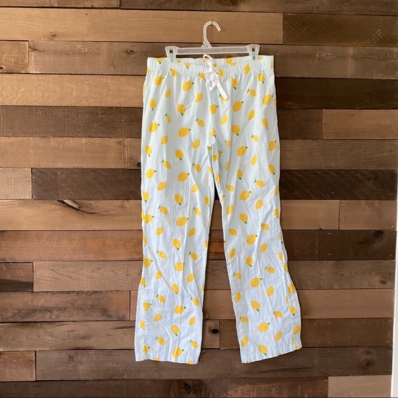 Old Navy Lemon Printed Poplin Pajama 